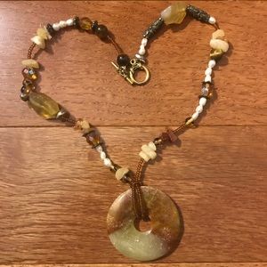 Beaded Pendant Necklace